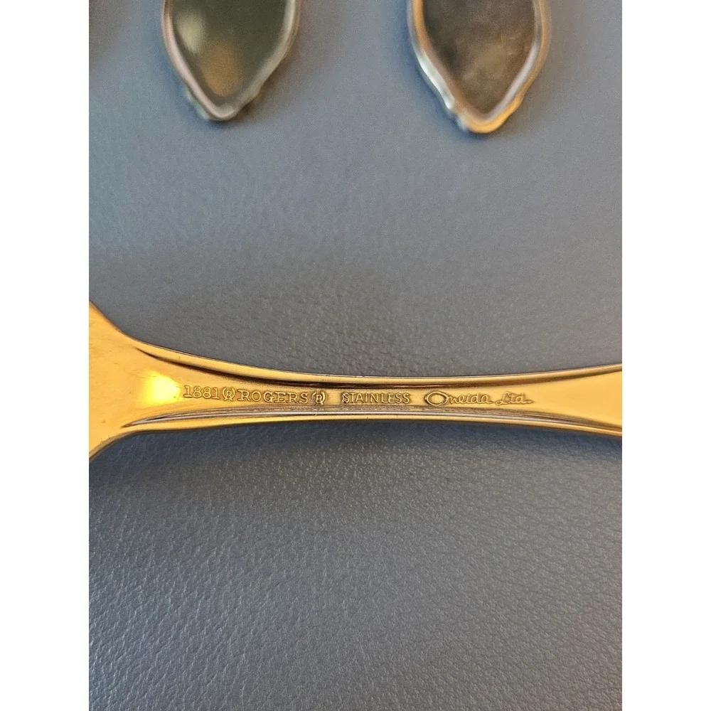 Oneida Twilight Stainless Salad Forks 6.25 in Set of 5